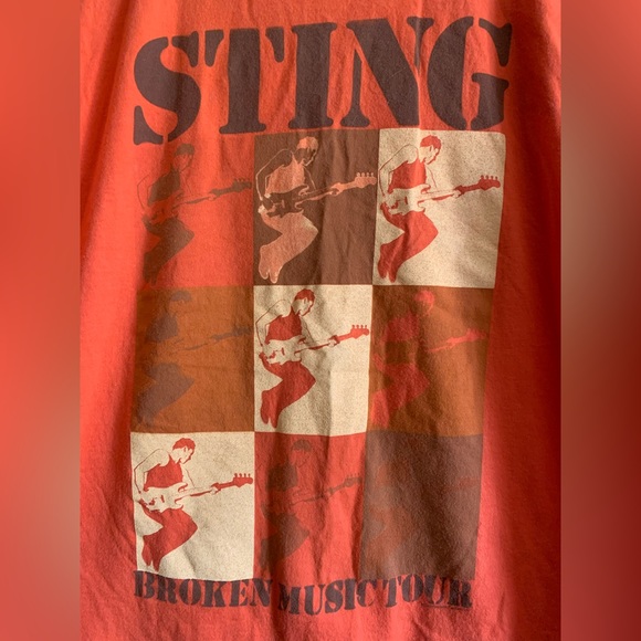 05 Sting 🎸 Broken Music Tour T-shirt size S - Picture 2 of 5